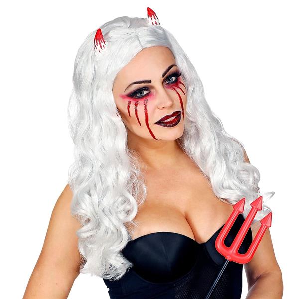 Grote foto halloween pruik wit slag verzamelen overige verzamelingen