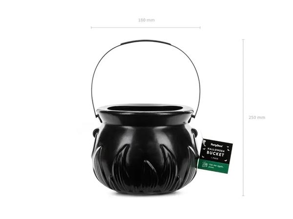 Grote foto halloween emmer zwart ketel 18cm verzamelen overige verzamelingen