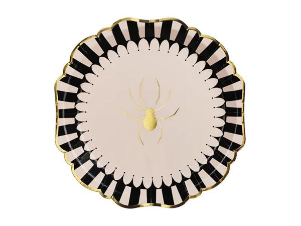 Grote foto halloween borden spin gestreept 23cm 6st verzamelen overige verzamelingen