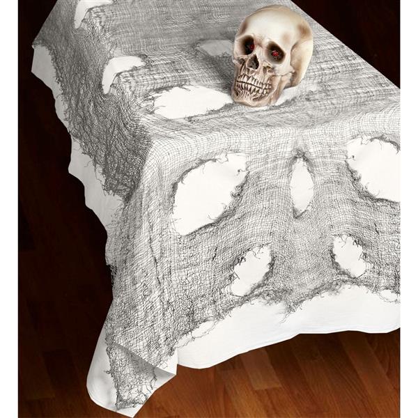 Grote foto halloween tafelkleed grijs 3m verzamelen overige verzamelingen