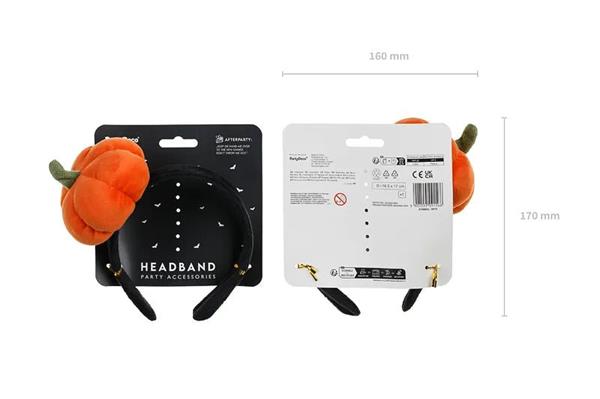 Grote foto pompoen haarband zwart oranje verzamelen overige verzamelingen