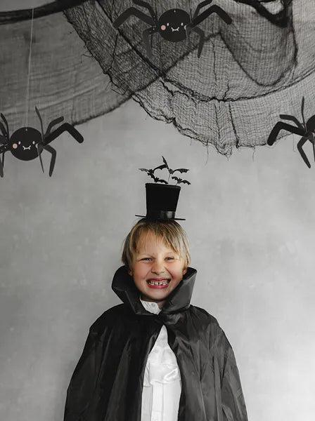 Grote foto hoed haarband zwart met vleermuizen verzamelen overige verzamelingen