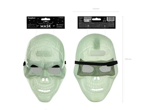 Grote foto halloween masker schedel glow in the dark verzamelen overige verzamelingen