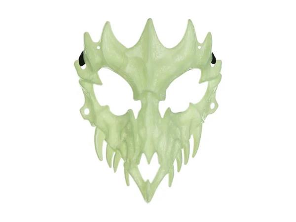 Grote foto halloween masker groen schedel glow in the dark verzamelen overige verzamelingen