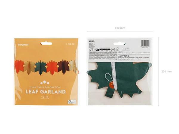 Grote foto bladeren slinger herfst 3m verzamelen overige verzamelingen