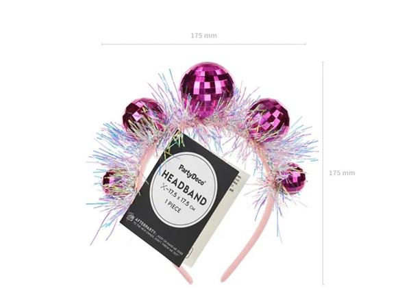 Grote foto disco 70s haarband roze discoballen verzamelen overige verzamelingen