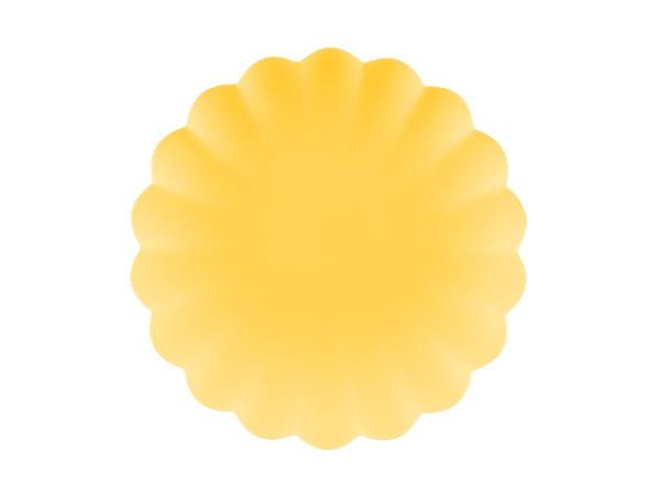 Grote foto gele borden kartelrand 22cm 4st verzamelen overige verzamelingen