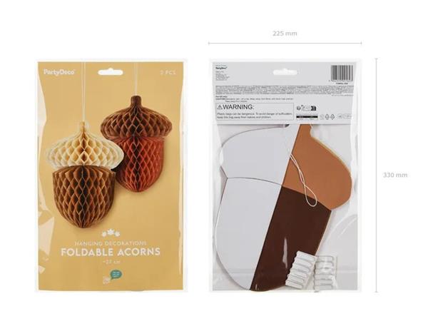 Grote foto honeycomb acorns 27cm mix verzamelen overige verzamelingen