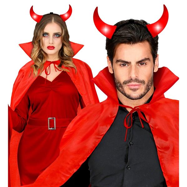 Grote foto halloween haarband rood zwart duivel verzamelen overige verzamelingen