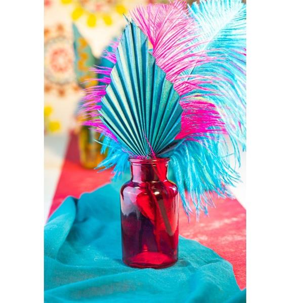 Grote foto blauwe tafelloper chiffon 3m verzamelen overige verzamelingen