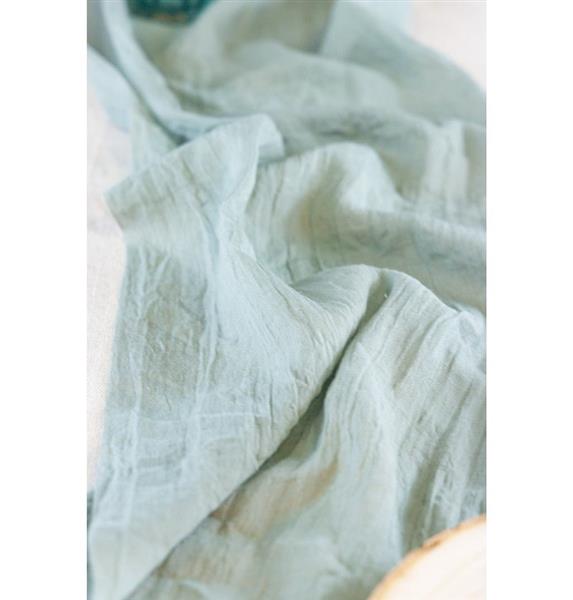 Grote foto groene tafelloper chiffon 3m verzamelen overige verzamelingen