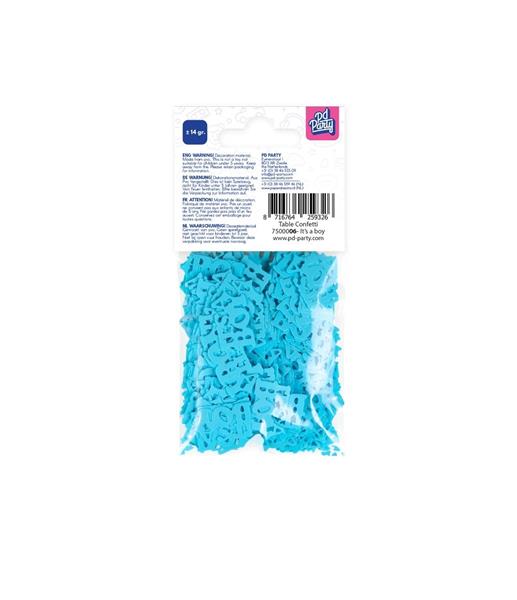 Grote foto geboorte tafelconfetti lichtblauw 14gr verzamelen overige verzamelingen