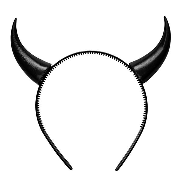 Grote foto halloween haarband zwart duivel plastic verzamelen overige verzamelingen