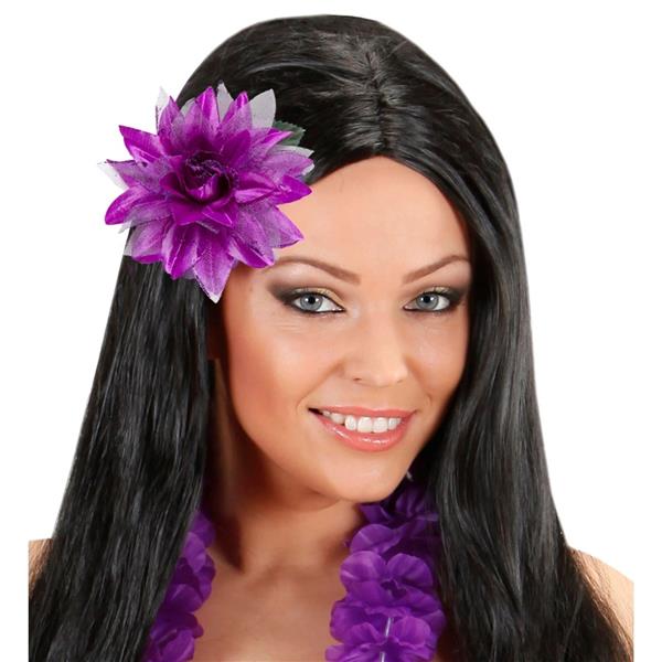 Grote foto paars haarbloem glitter verzamelen overige verzamelingen