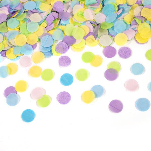 Grote foto gekleurde confetti kanon pastel 60cm verzamelen overige verzamelingen