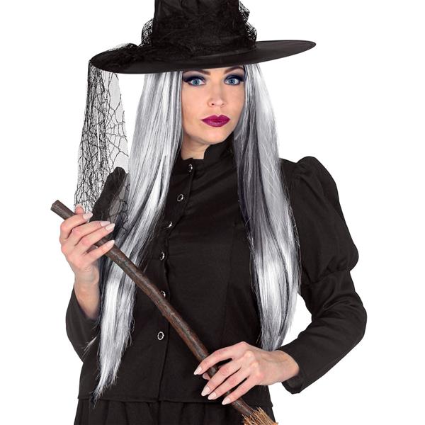 Grote foto halloween pruik wit zwart geest verzamelen overige verzamelingen