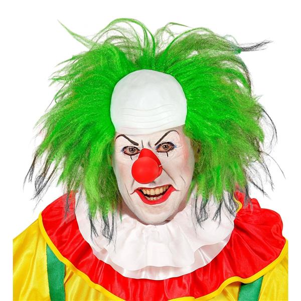 Grote foto halloween pruik groen heren clown verzamelen overige verzamelingen