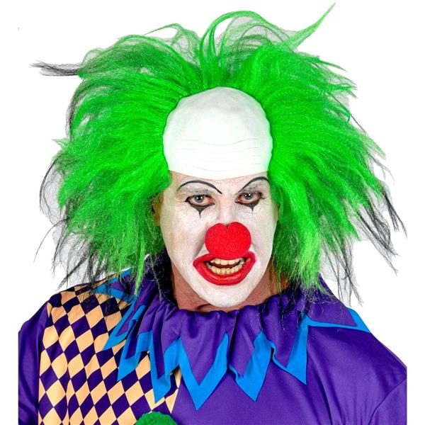 Grote foto halloween pruik groen heren clown verzamelen overige verzamelingen