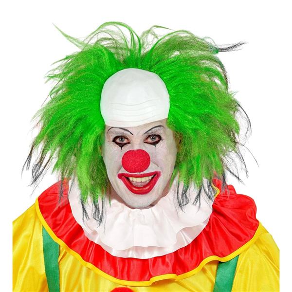 Grote foto halloween pruik groen heren clown verzamelen overige verzamelingen