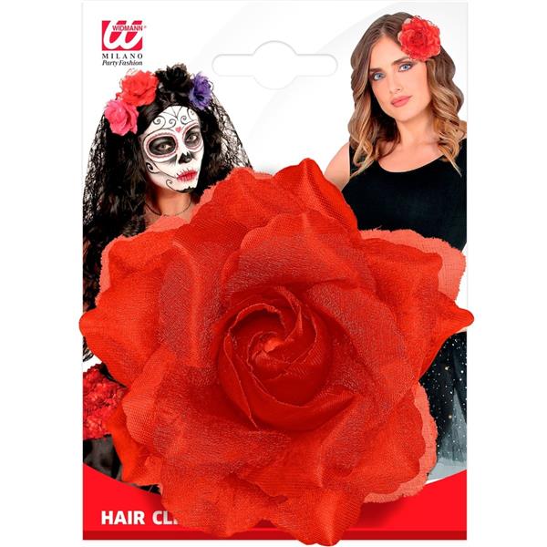 Grote foto rode haarbloem verzamelen overige verzamelingen