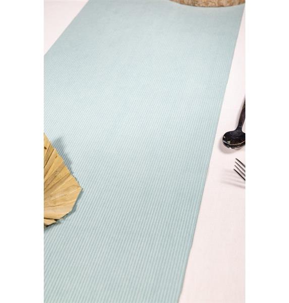 Grote foto lichtblauwe tafelloper 3m verzamelen overige verzamelingen