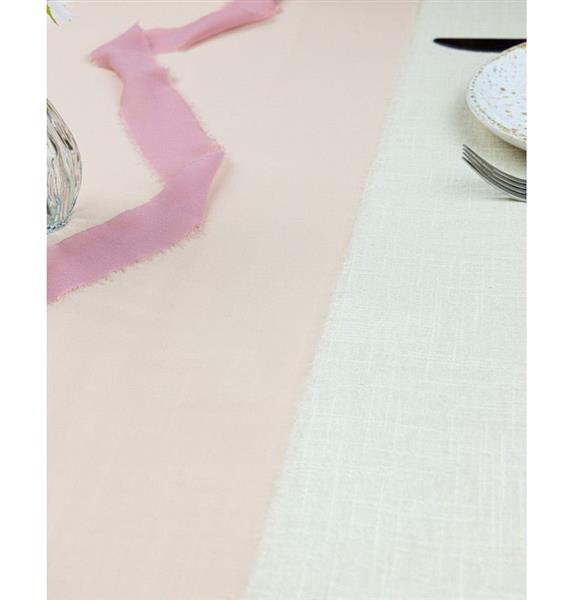 Grote foto lichtroze tafelloper 5m verzamelen overige verzamelingen