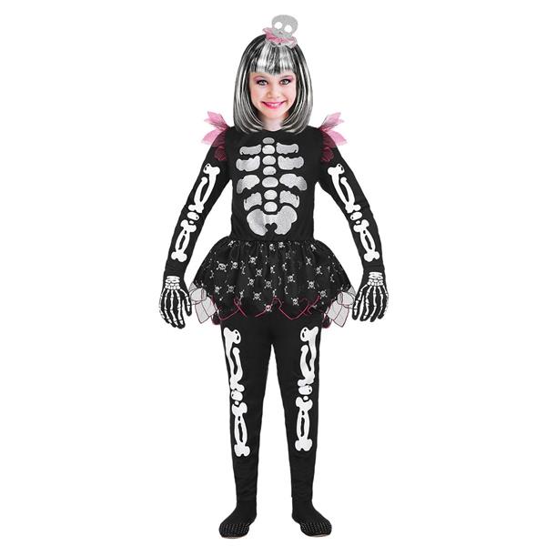 Grote foto halloween kostuum meisje skelet 4 delig verzamelen overige verzamelingen