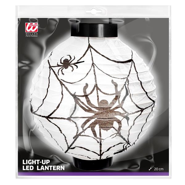 Grote foto halloween lantaarn zwart wit spinnenweb 20cm verzamelen overige verzamelingen