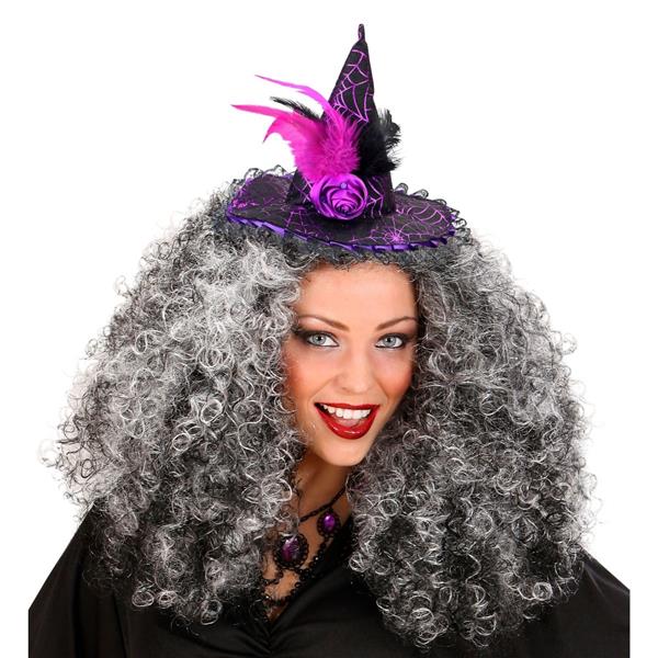 Grote foto halloween haarband zwart roze heks verzamelen overige verzamelingen