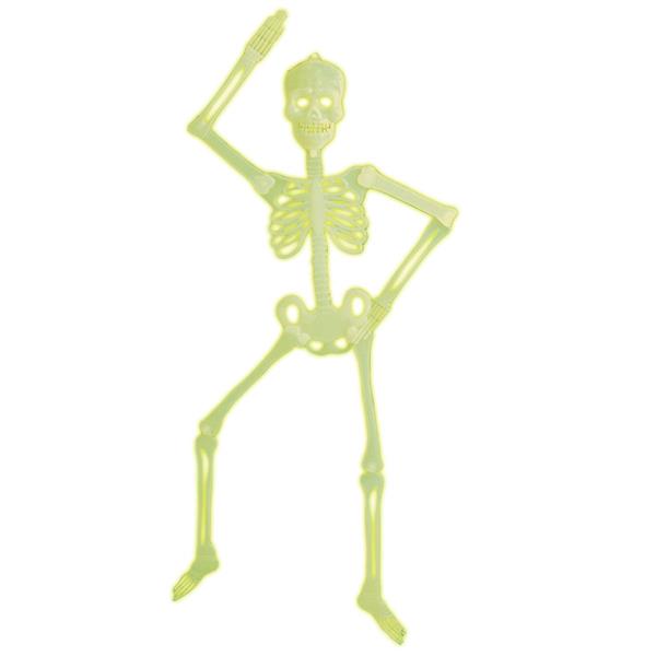 Grote foto halloween skelet glow in the dark 90cm verzamelen overige verzamelingen