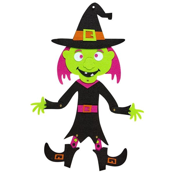 Grote foto halloween deurbord heks 53cm verzamelen overige verzamelingen