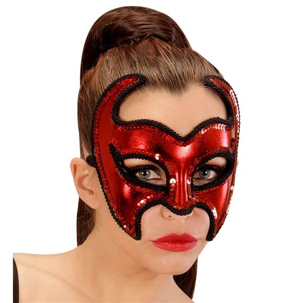 Grote foto halloween masker duivel metallic verzamelen overige verzamelingen