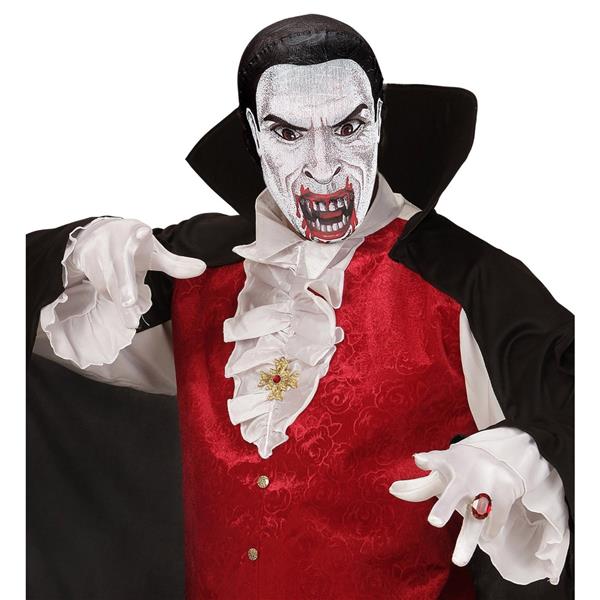 Grote foto halloween masker wit vampier stof verzamelen overige verzamelingen