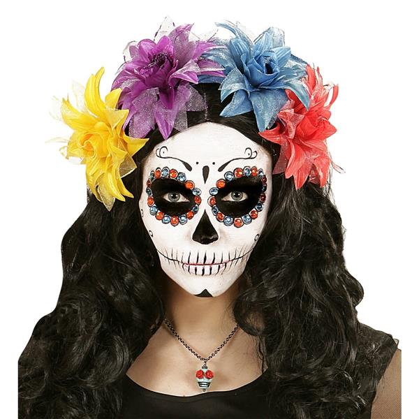 Grote foto halloween ketting gekleurd schedel verzamelen overige verzamelingen