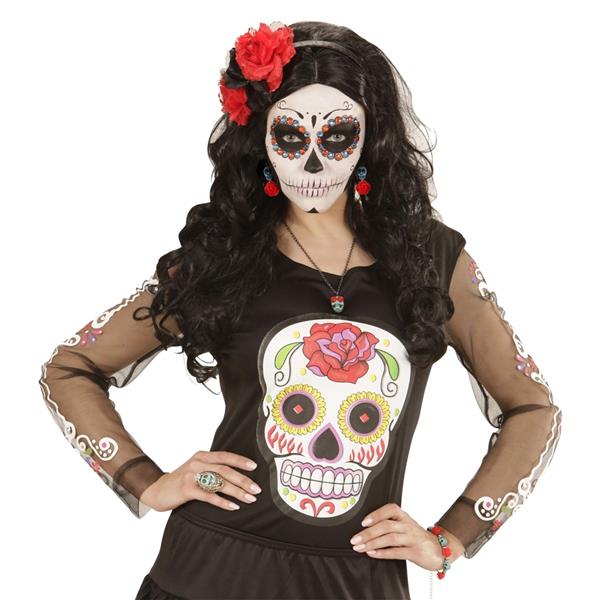 Grote foto halloween ketting gekleurd schedel verzamelen overige verzamelingen