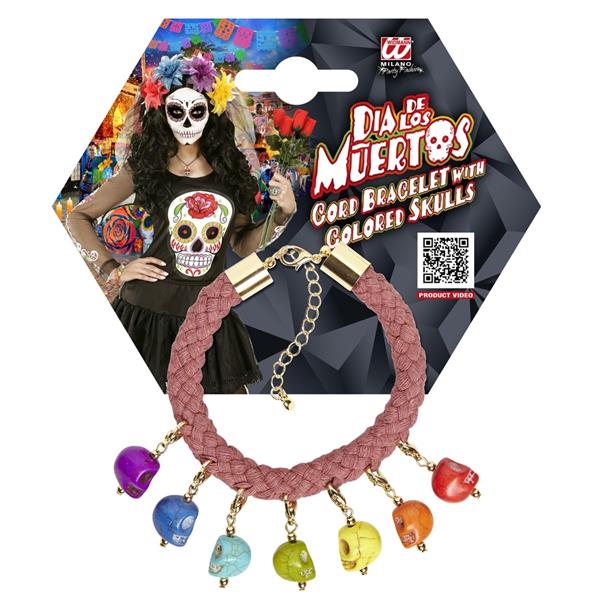 Grote foto halloween armband gekleurd schedels verzamelen overige verzamelingen