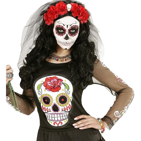 Grote foto halloween armband gekleurd schedels verzamelen overige verzamelingen