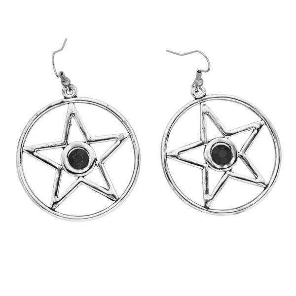 Grote foto halloween oorbellen zilver satan verzamelen overige verzamelingen