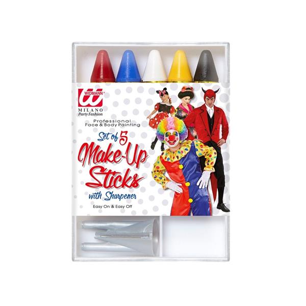 Grote foto gekleurde schminkset 6 delig verzamelen overige verzamelingen