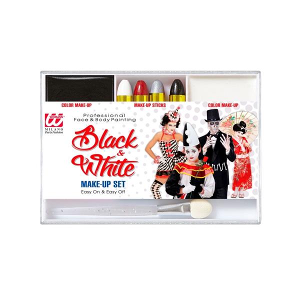 Grote foto zwart witte schminkset 7 delig verzamelen overige verzamelingen