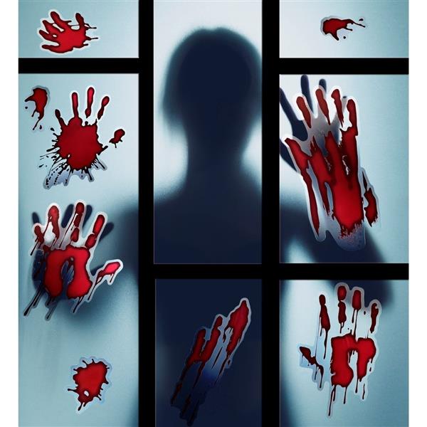 Grote foto halloween stickers bloederige handen verzamelen overige verzamelingen