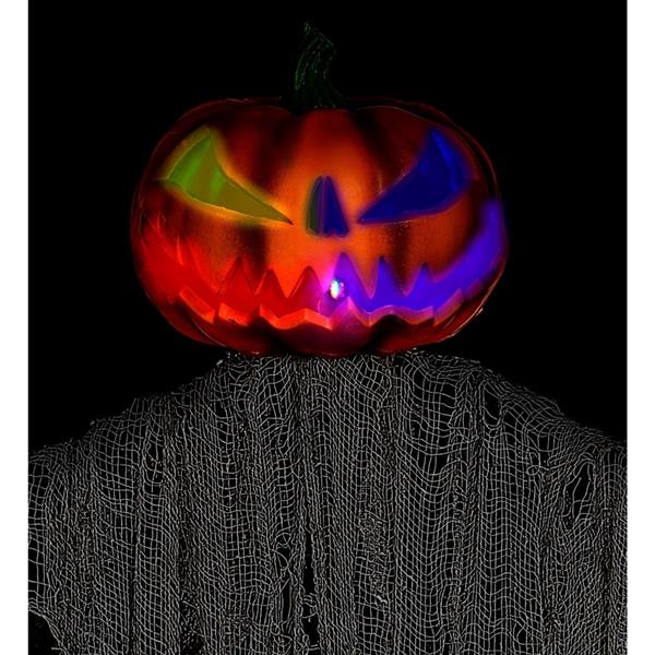 Grote foto halloween pop vogelverschrikker met knipperende ogen 1 52m verzamelen overige verzamelingen