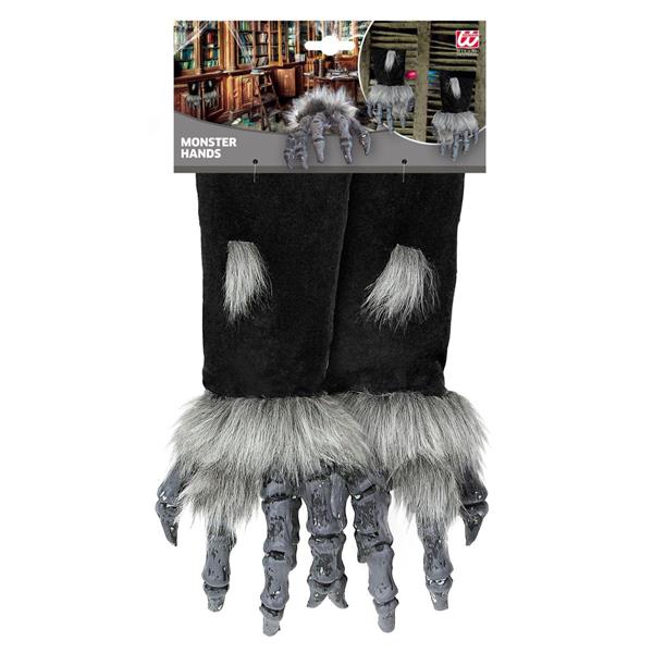 Grote foto halloween nep hand monster met vacht verzamelen overige verzamelingen