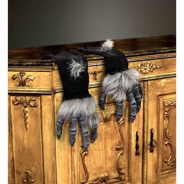 Grote foto halloween nep hand monster met vacht verzamelen overige verzamelingen