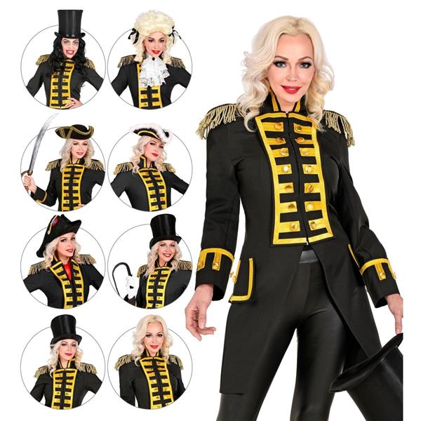 Grote foto piraat jas zwart goud dames verzamelen overige verzamelingen