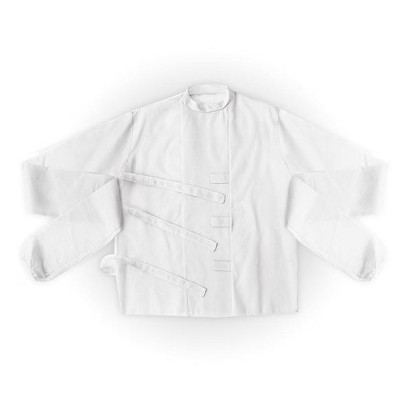 Grote foto witte kostuum dwangbuis verzamelen overige verzamelingen