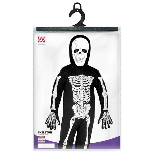 Grote foto wit zwarte kostuum kind skelet verzamelen overige verzamelingen