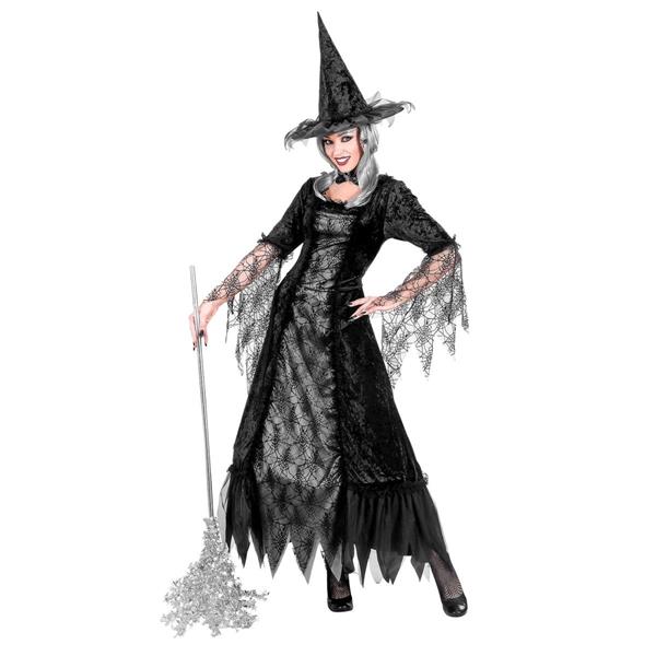 Grote foto heks kostuum dames spiderweb verzamelen overige verzamelingen
