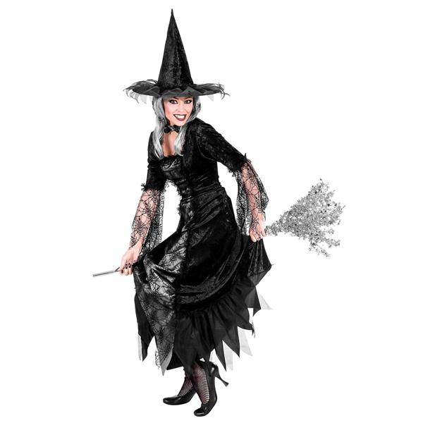 Grote foto heks kostuum dames spiderweb verzamelen overige verzamelingen