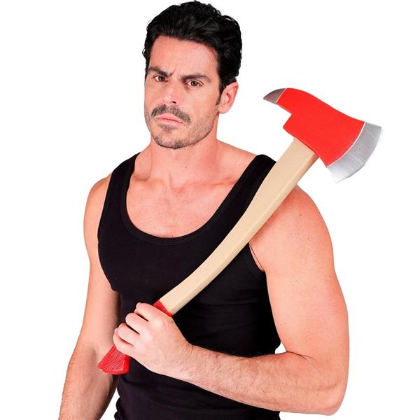 Grote foto brandweerman nep bijl 60cm verzamelen overige verzamelingen